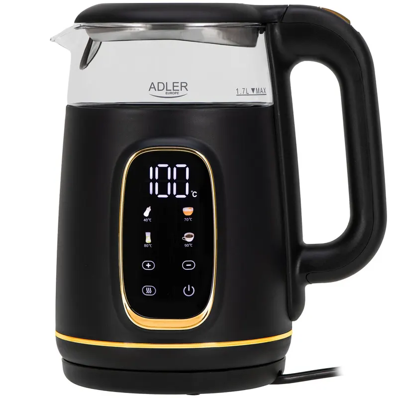 Czajnik elektryczny Adler AD 1305 BG Czarno-złoty