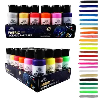 Farby Do Tkanin Phoenix Mix Kolor 24 szt x 59 ml