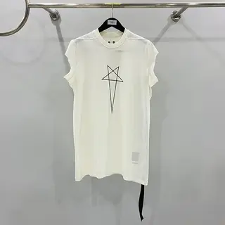 2024 New Summer Versatile Men and Women Couples Loose Size Alien Five Star Print Ribbon Decoration Long Tee T-shirt
