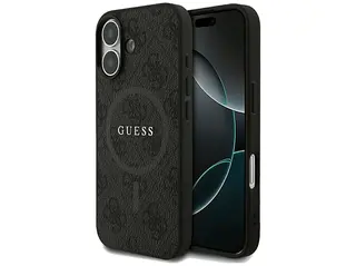 Etui GUESS 4G Ring Classic Logo MagSafe do iPhone 17 Czarny