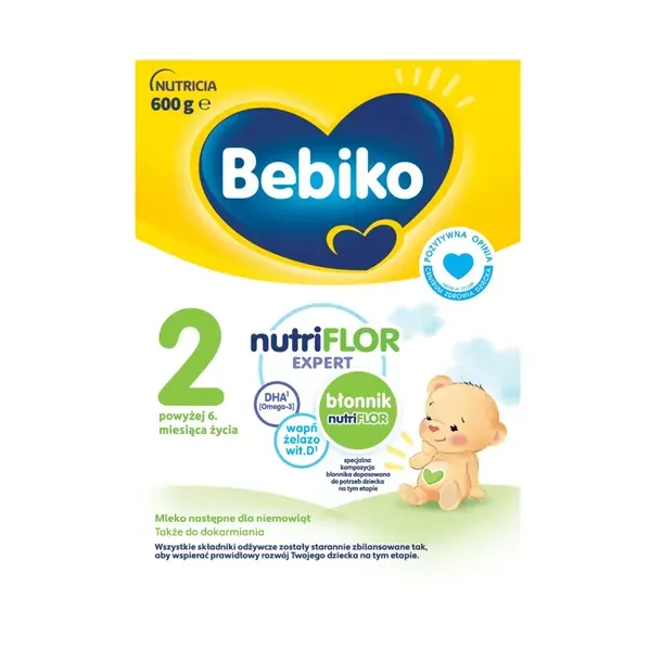 Bebiko 2 NutriFlor Expert mleko następne powyżej 6. miesiąca 600 g