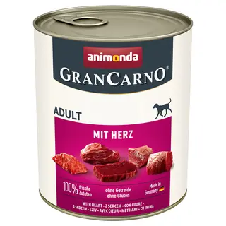 ANIMONDA Grancarno Adult mit Herz - mokra karma dla psa - 800 g