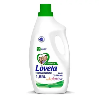 Lovela Family Hipoalergiczny Płyn do Prania Kolorów dla całej rodziny 1,85L
