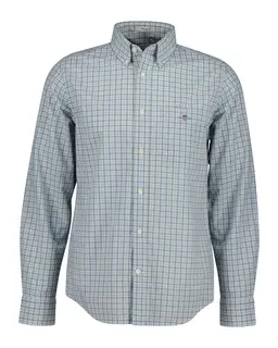 Gant Koszula Męska W Kratę Regular Fit