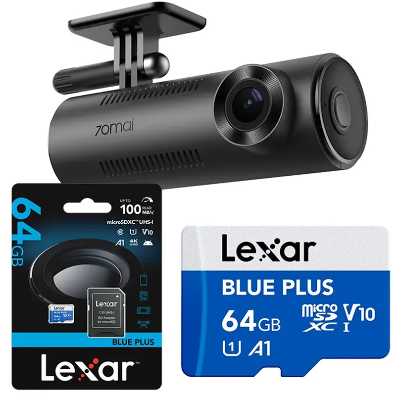 Wideorejestrator 70mai M310 + karta Lexar 64GB