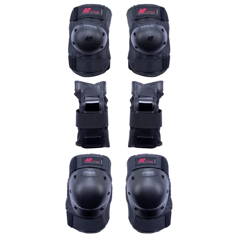 K2 Prime Pad Set, zestaw ochronny, męski, czarny