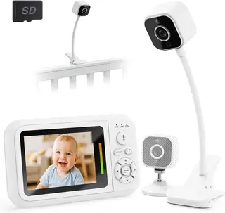 NIANIA ELEKTRONICZNA KAMERA 1080P BEZ WI-FI NOKTOWIZOR DŹWIĘK UCHWYT NUOTUN