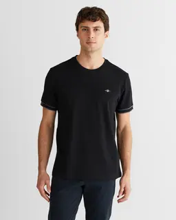 Gant T-Shirt Pique Z Okrągłym Dekoltem