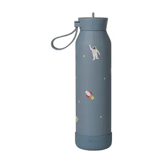 Butelka termiczna ze stali nierdzewnej 350ml Spaceship Dusty Blue Niebieski One size