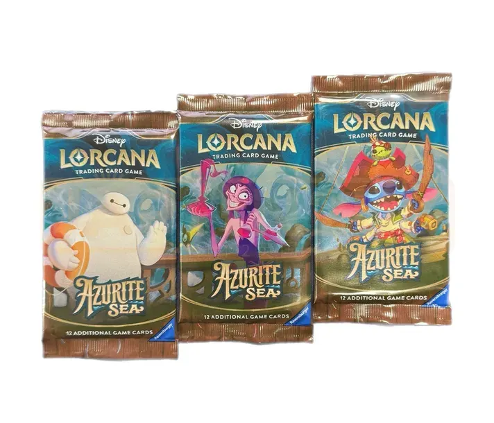 Zestaw kart Disney Lorcana: CH6 Azurite Sea - Booster Pack (1 Paczka)