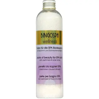 Pearls of beauty for SPA bath - cashmere and snail slime BINGOSPA wellness