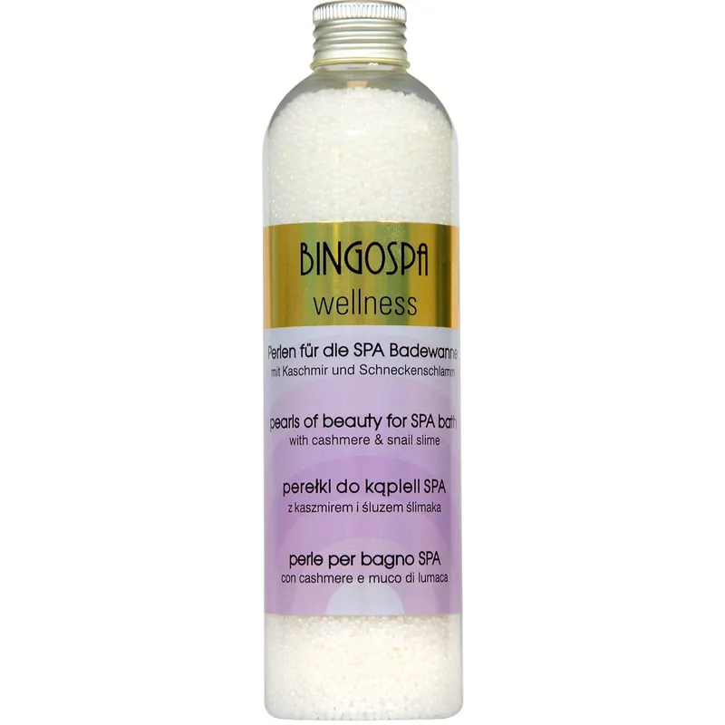 Pearls of beauty for SPA bath - cashmere and snail slime BINGOSPA wellness