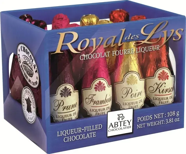 Czekoladki z alkoholem Abtey BLUE RoyaldesLys 108g