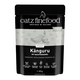 catz finefood Pure Pouch 8 x 85 g - Kangur