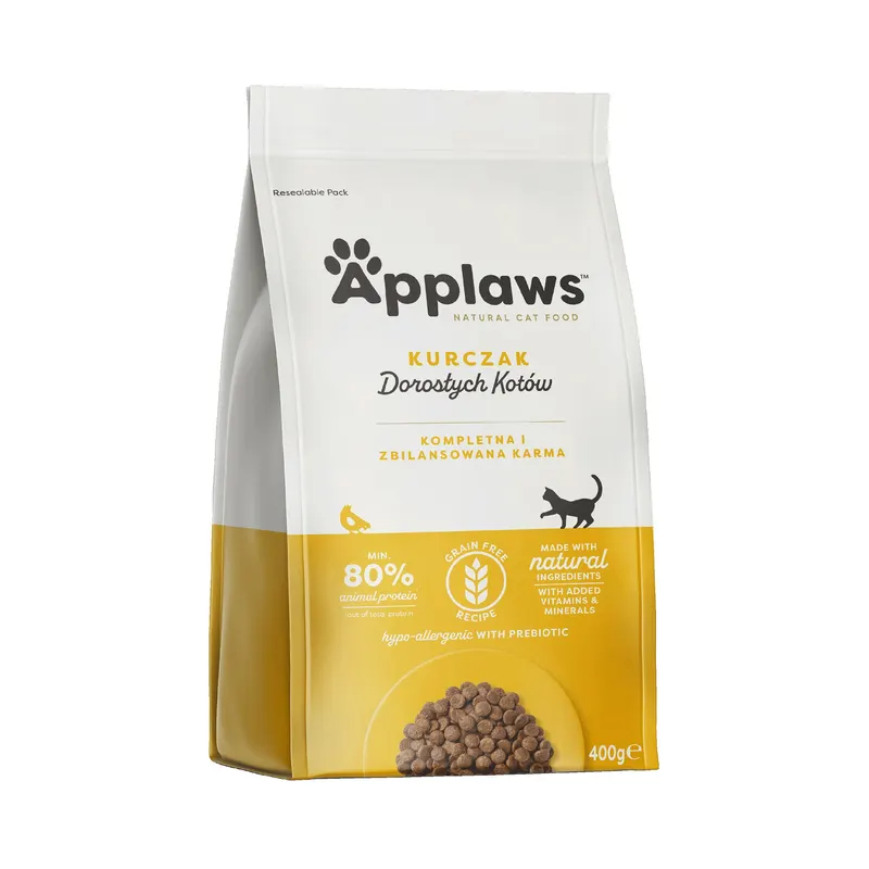 APPLAWS Adult Chicken - sucha karma dla kota - 400g