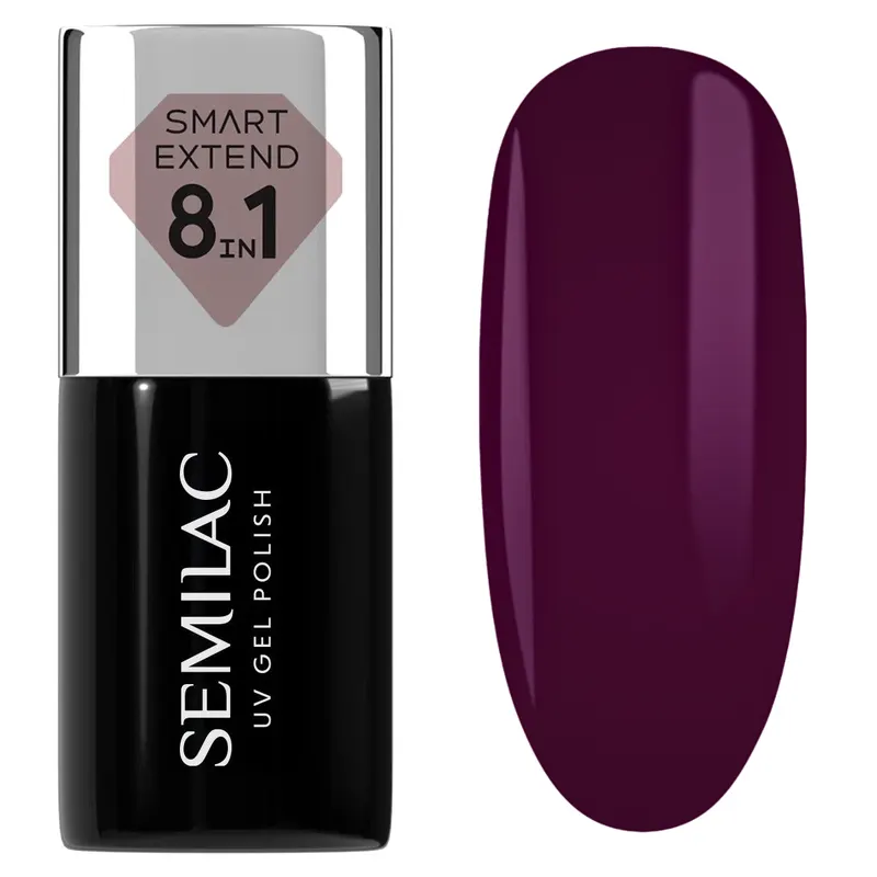 Semilac Smart Extend 8w1 Lakier Hybrydowy 830 Plum Wine