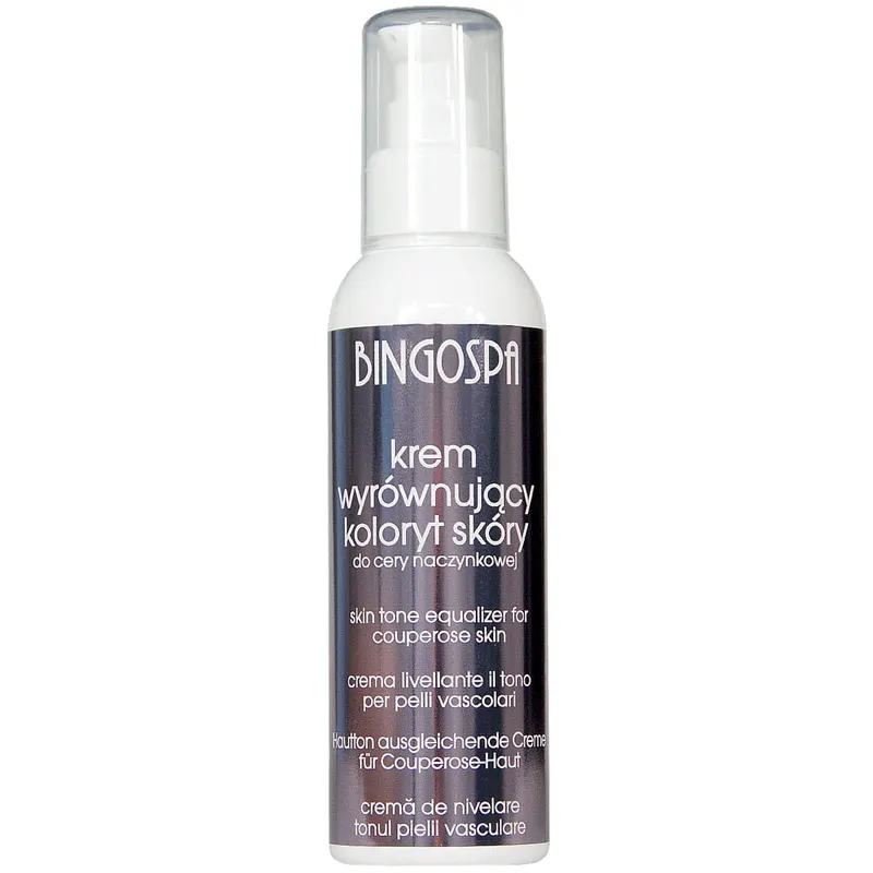 Krem wyrównujący koloryt do cery naczynkowej 135 g BINGOSPA