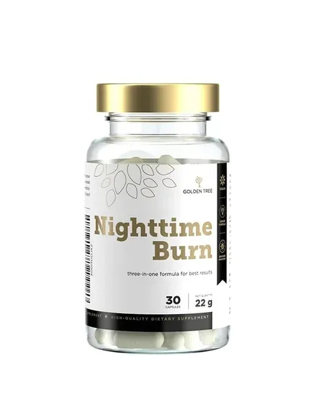 Spalacz Tłuszczu Mocny - Opuncja L-Karnityna Waleriana Nighttime Burn 30kap
