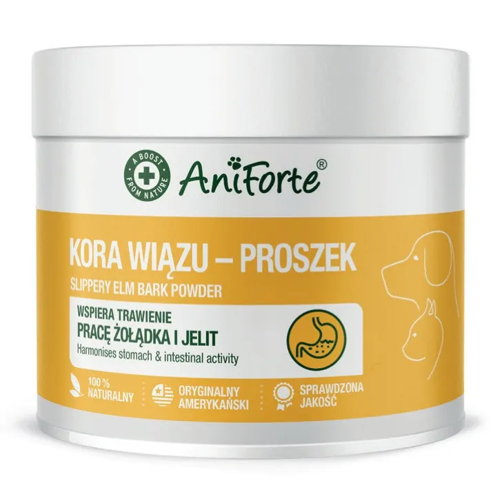 ANIFORTE Kora wiązu - suplementy dla psa i kota - 100g