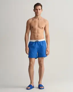 Gant Szorty Kąpielowe Męskie Regular Fit Niebieskie