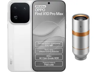 Smartfon OPPO Find X10 Pro Max 5G 12 GB/ 512 GB Biały + telekonwerter
