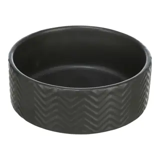 Trixie ceramiczna miska, czarna - 400 ml, Ø 13 cm
