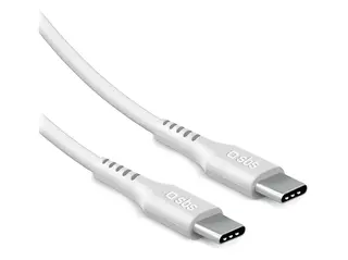 Kabel USB-C SBS do 2.0 (100 W / 480 Mbps) 2m Biały