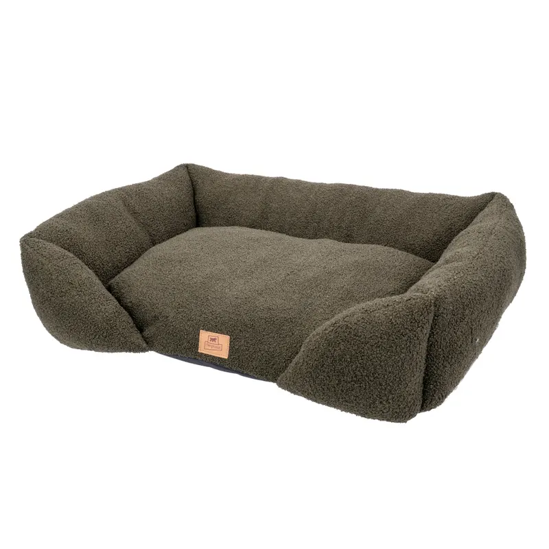 Ferplast legowisko Pamper Bouclé, zielone - Dł. x szer. x wys.: 78 x 56 x 22 cm