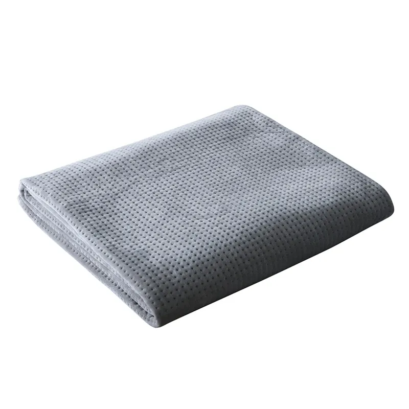 Narzuta pikowana nowoczesna velvet 200x220 Prima szara 41