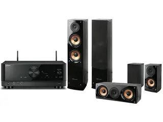 PRODUKT PO EKSPOZYCJI - Kino domowe YAMAHA MusicCast RX-V4A + Pure Acoustics Nova 8 Czarny
