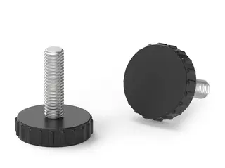 Stopka stała z grubszym radełkiem D-32mm M8 x 10mm