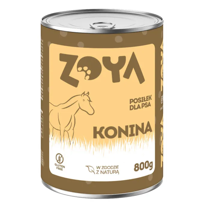 ZOYA Konina Mono - mokra karma dla psa - 800g