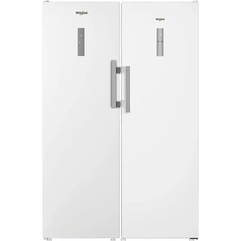 Zestaw AGD Whirlpool Chłodziarka WHMLF6442W4E + Zamrażarka WHMFF6312W4E