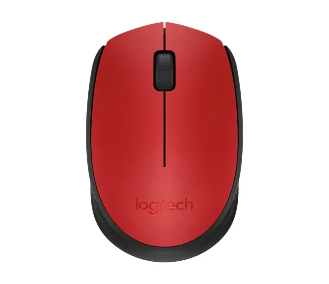 Logitech Mysz bezprzewodowa M171 910-004641 czerwona