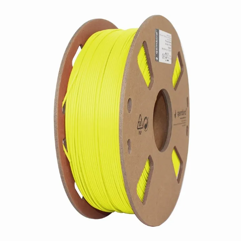 Gembird Filament drukarki 3D PLA/1.75mm/żółty