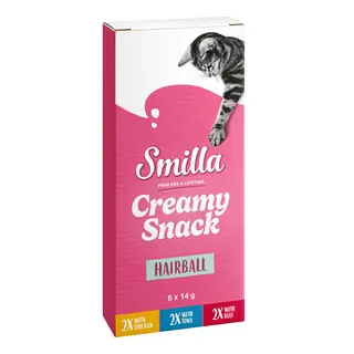 Smilla Creamy Snack Adult Hairball - 6 x 14 g