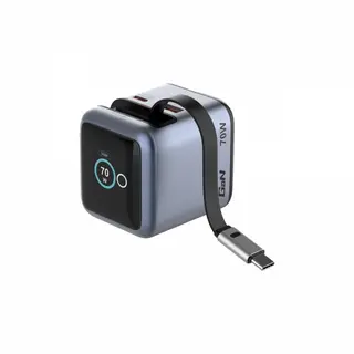 Verbatim Ładowarka Smart Mini GaN 70W wysuwany kabel USB-C EU, UK, USA