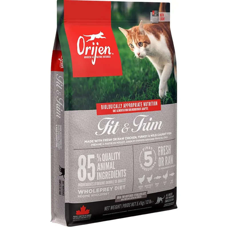 ORIJEN Fit & Trim - sucha karma dla kota - 5,4kg