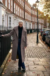 Płaszcz z wełną Kensington