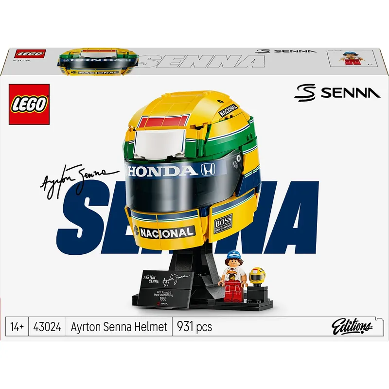 Klocki LEGO Editions F1 Kask Ayrton Senna 43024