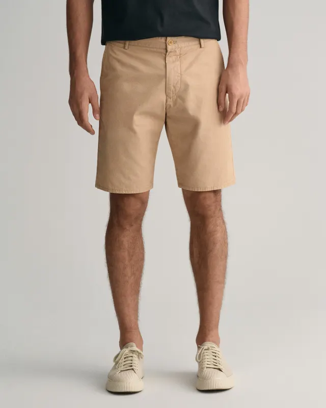 Gant Szorty Męskie Relaxed Fit Szare