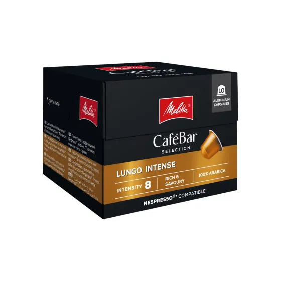 Kawa w kapsułkach Melitta CaféBar Selection Lungo Intense do ekspresów Nespresso®, 10 szt.