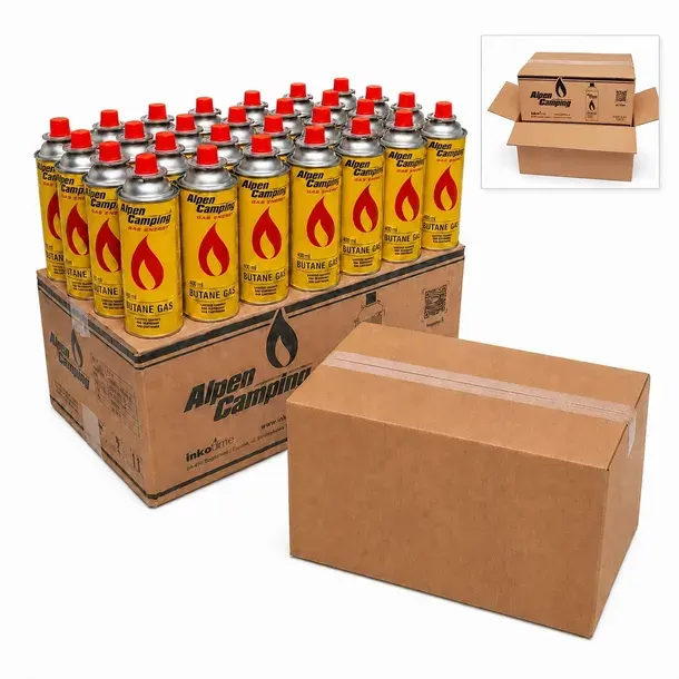 28 x GAZ Kartusze gazowe Alpen Camping 400ml Kartusz do kuchenki palnika