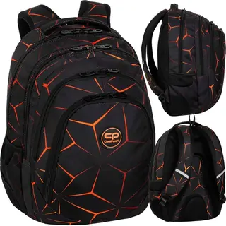 COOLPACK POJEMNY PLECAK SZKOLNY MŁODZIEŻOWY CZARNY LAVA