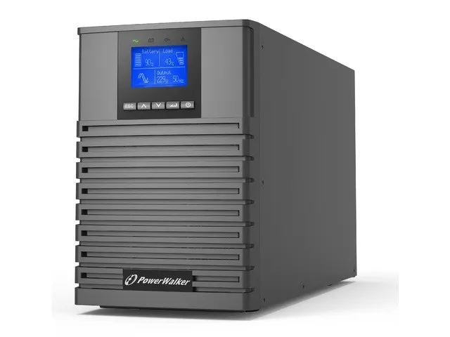 PowerWalker UPS POWERWALKER ON-LINE 1/1 fazy 1500VA ICT IOT PF1 USB/RS-232, 4X IEC C13, C14 EPO, wolnostojący