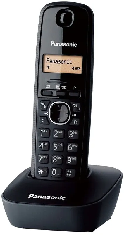 Telefon stacjonarny Panasonic KX-TG1611PDH Czarny
