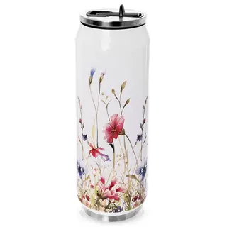 Kubek termiczny puszka kwiaty 500 ml
