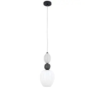 Lampa wisząca CORALS szklany klosz ceramika 11974 Nowodvorski