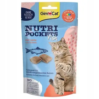 GIMCAT Nutri pockets Łosoś - przysmak dla kota - 60g