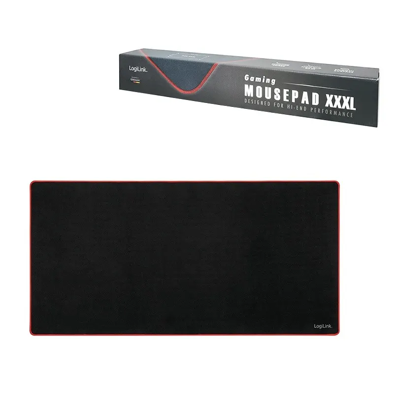LogiLink Podkładka pod mysz XXXL dla graczy, czarna